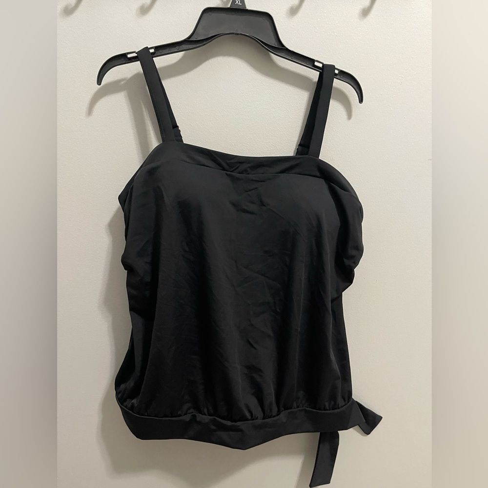 SWIM 365 Tankini Top‎ black size 16W